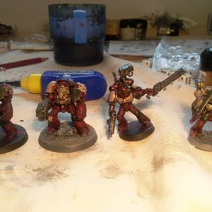 Some of my newly painted Blood Ravens :P