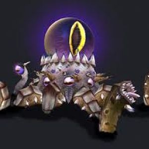 C'thun, one of the coolest chars but stupidest voices like a monotone idiot.