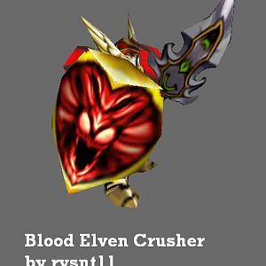 Blood Elven Crusher
The most loyal tanker class in my blood elven empire
