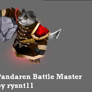 Pandaren Battle Master
The battle master of all pandarens