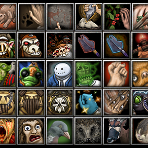 All of my completed icons.