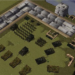 German Western Fortifications. Please be advised: I might change the trenches' model, and I will change some other models.