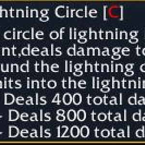 lightning circle