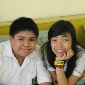 With one of my best friends.