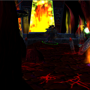 An image of Kil'jaeden is viewable by using the "ISeeDeadPeople" cheat, since this area is for show only and inacessible.
