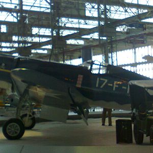 F4U Corsair, side view.
