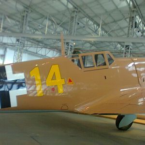 Side view of the BF-109 G2.