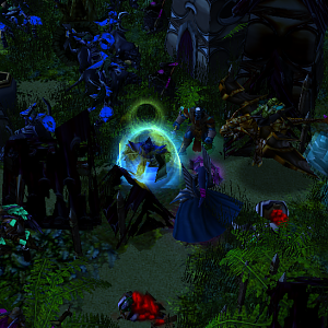 In case you forgot, a Na'vi squad is fighting a Moonlight regiment backed up by the Protectorate.

Einnor: “Lord Dragram, can you cast some protecti