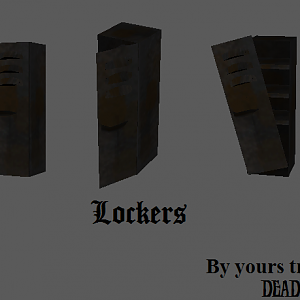I watched some videos of Penumbra game and I wanted a locker. So I made a locker and I made 2 more variations of it.
Now I have lockers! Weeeeeeeeee!