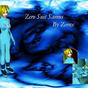 Zero Suit Samus

This is Zero Suit Samus a model that I am making its near done. I'm just adding finishing touches on the model. Things such as the