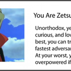 Zetsu Personality