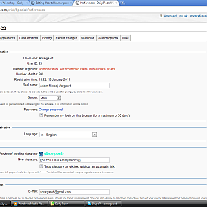 Daily Peon Wiki Amargaard's User Preferences