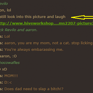 DAAAADDD, mom licked the cat again!!!!