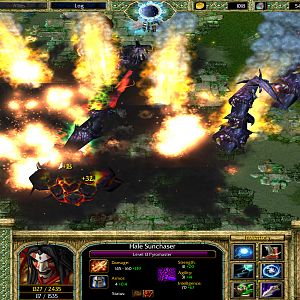 Isorath fight while Deathwing is dropping flames