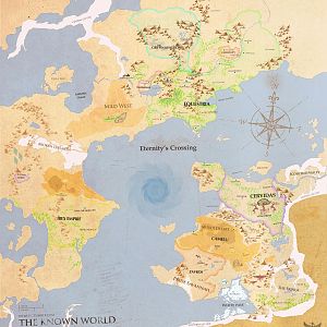 Map of Equestria and Beyond By "hlissner d46wmzm" or something. No, quotes are not part of his name.