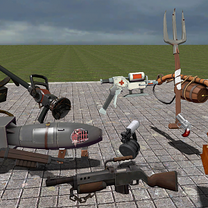 Yer oldie TF2 Beta weapons