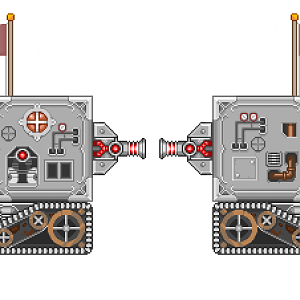Battle Engine: This is concept art for The main siege weapon used by every faction. Battle engines run on steam power, and projectiles are shot out by