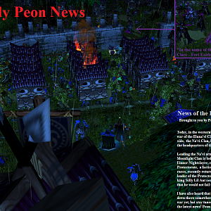 News of the Eluna'vi civil war

NOTE: Mira's quote is changed to: "In the name of the Na'vi Clan and Lord Nemuron, Fort Esirb'tan will fall!"