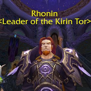 Rhonin the New Ruler of Dalaran