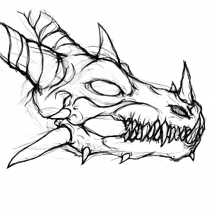 Undead Dragon Head Concept