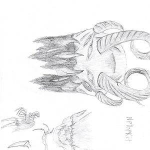Nethikit, He wears a metal jaw so the picture of his mouth to the right is his real mouth.