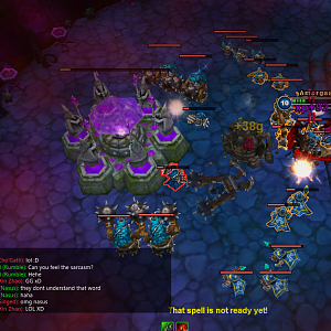 My team's nexus getting pwned by minions - This won't look good on my match history >.>
