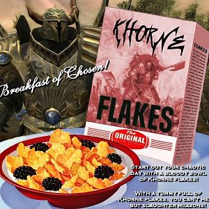 Khorne Flakes

It's amazing what a full stomach can do for bloodlust.