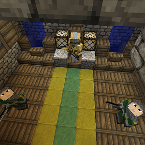 The Baron's room, including his 2 guards.