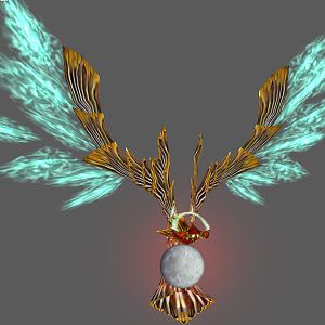 Ethereal Phoenix
Not like Human phoenix with sun symbol , this phoenix using moon as its symbol, its wings is moon fire too
Watch detail here:
http