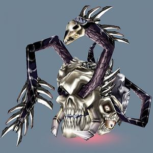 Moron Eater
A parasite that eat moron's brain to grow. It also using skull of the victim as a nest.
Wacth detail here:
http://www.youtube.com/watch