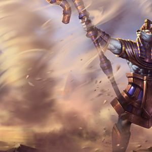 Chinese Artwork for the Pharaoh Nasus skin
