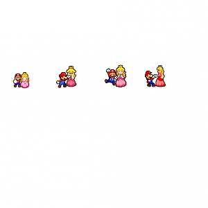 Mario and Peach Over the Years