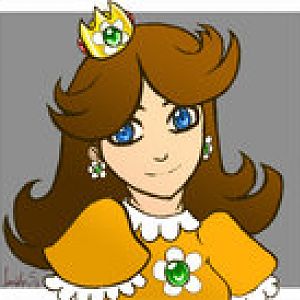 Princess Daisy and a sweetheart to Luigi.