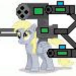Upgrade Derpy with
-Gattling Gun
-2 Bubble Shooter