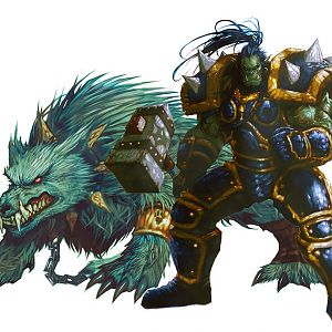 thrall and wolf by heewonlee d3fc9hl
