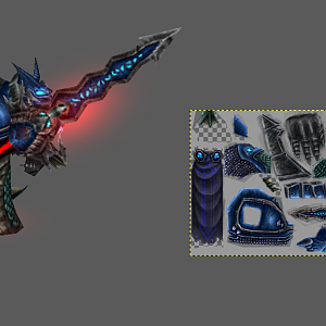 Naga Death Knight WIP6