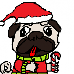 Christmas Pug Avatar For Ken-E