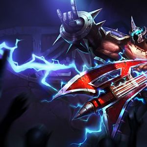 Chinese Artwork for the Pentakill Mordekaiser skin