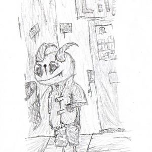 A Raincoat Goblin.