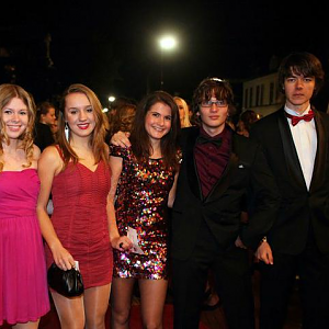 Picture of my school dance! I'm the red shirt guy!