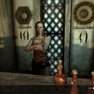 Arcadia, from Whiterun's apothecary.