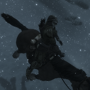 A mishap during my travel to Winterhold.