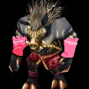 Piglet, the leader of the Quillboar. NO, HES NOT FROM WINNE THE POOH!