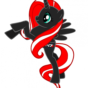 I made a N7 Pony Most Design in Fluttershy.
she's just a Winged unicorn.