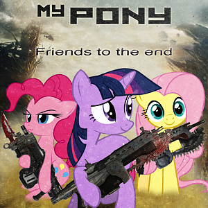 mlp  gears of war 3 by jarredspekter d4aqtvt
