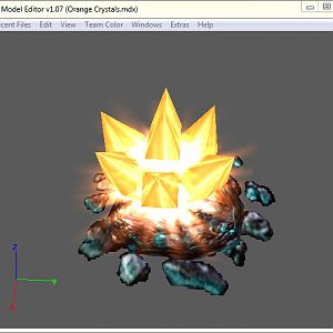 Orange Crystals (request from GrandKaiser)