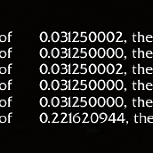 Reals in warcraft III are very inaccurate ... The last one isn't even close to what I set it to >_>