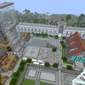 My house from the spawn tower.

Friends dedicated server: tinyville.dyndns.org
Hope to see you there!