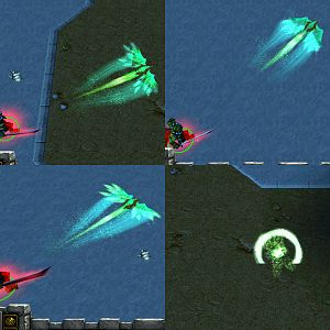 Crow Missile:
A Healing Crow missile, this SFX can be used as a unit too!