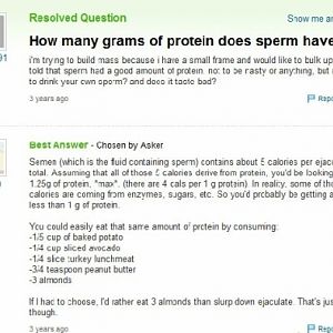 Amount Of Protein In Sperm